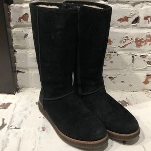 UGG Rue Suede Zipper Boots